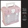 thumbnail image 5 of Stalwart Small Parts Organizer Toolbox for Hardware, Tackle or Crafts, Pink, 5 of 10