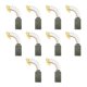 thumbnail image 1 of 10pcs 145323-06 Carbon Brushes Parts for Black & 145323-06, 145323-03 & 145323-02 Fits for DW705 DW708, 1 of 5