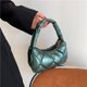 thumbnail image 2 of Bolso Bolso acolchado para mujer, Bolso de mano, Bolso acolchados, Bolso con asa superior acolchada (verde), 2 of 7