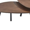 thumbnail image 2 of 30.71" X 41.34" X 17" Walnut  Nesting Coffee Table, 2 of 6