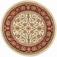 thumbnail image 2 of Safavieh Lyndhurst Victoria Floral Area Rug, Ivory/Red, 6' x 6' Round, 2 of 8