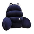 thumbnail image 4 of Jifeng Back Rest Cushion Soft Waist Support Pillow, Plush Reading Pillow, Navy, 1 Count, 4 of 9