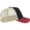 thumbnail image 4 of Atlantis  Adult Rapper 5 Panel Canvas Recycled Trucker Cap, 4 of 4