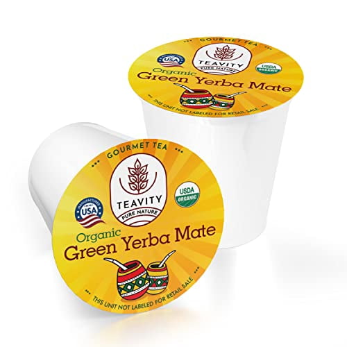 TEAVITY Organic Green Yerba Mate Single 