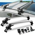 thumbnail image 4 of 2PCS 48" Top Roof Rack Cross Bars Luggage Width Adjustable Travel Luggage Bag, 4 of 5
