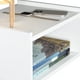 thumbnail image 5 of MORU Buró para Recámara Flotante Aire Blanco, Mesa de Noche, Mueble para recámara, Mesa Auxiliar Minimalista, Mesa de Apoyo, Buró para Dormitorio y Sala, 5 of 7