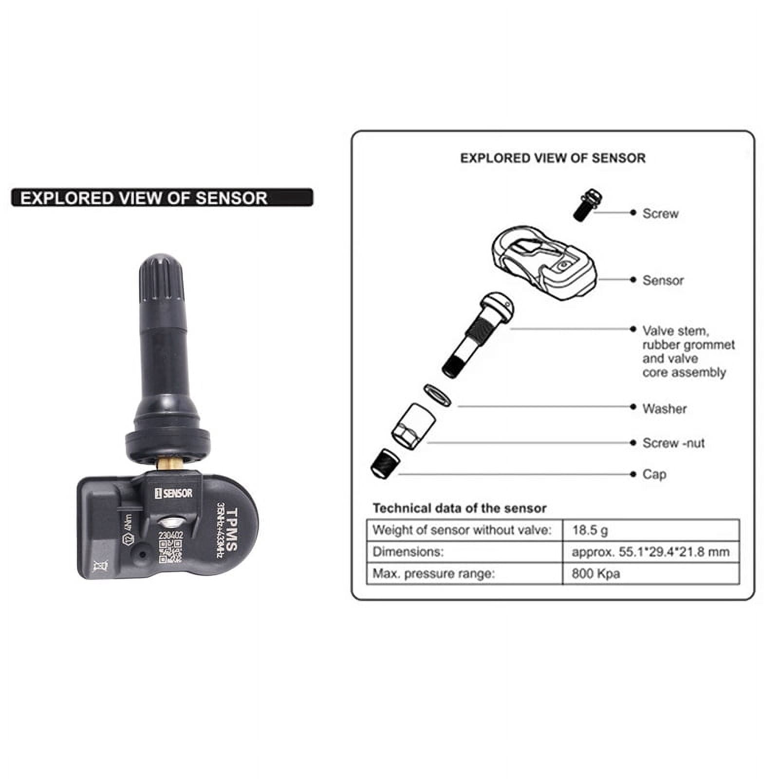 32Pcs Programmable MX Sensor 315MHZ+433MHz 2 in 1 Tire Pressure Sensor Monitor System Universal Editable TPMS Tool-
