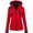 Red, variant on Azrian Clearance Women's Windbreaker Jacket, Waterproof and Breathable Women Long-sleeved Windbreaker Plush Jacket Outdoor Mountaineering Overcoat