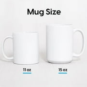 Lotusprinthandmade 3D Skull White Ceramic Mug (11oz)