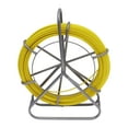 thumbnail image 3 of 425ft Fish Tape Fiberglass Reel Wire Cable Running Rod Duct Rodder Fishtape Puller with Brake 6mm, 3 of 7