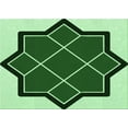 thumbnail image 1 of Ahgly Company Indoor Rectangle Patterned Deep Emerald Green Area Rugs, 7' x 10', 1 of 6