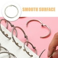 thumbnail image 3 of HAMPPLIES 20Pcs Silver Small Binder Rings Metal Rings for Crafts Organizing Photos and Documents, 3 of 8
