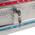 thumbnail image 3 of HONITANO Motorcycle Stainless Steel Top Box Case Silver with Large Storage and Secure Lock for Luggage, 3 of 8