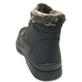 thumbnail image 7 of Men's Winter Boots Faux Fur Lined Dual Side Zipper Ankle Snow Comfort Shoes, 7 of 7