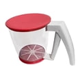 thumbnail image 4 of Taza tamizadora de harina, prensa Manual, de harina, herramienta de cocina, agitador de azúcar glaseado, de harina Manual resistente,, 4 of 10