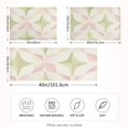 thumbnail image 2 of Yayeee Pillowcase Queen Size Set of 2 Satin Wrinkle Resistant Pillow Case, Pastel Pink Geometric, 2 of 7