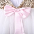 thumbnail image 3 of PENGXIANG Bébé Fille Robe Paillettes Tulle Sans Manches Tutu Robe, 3 of 4