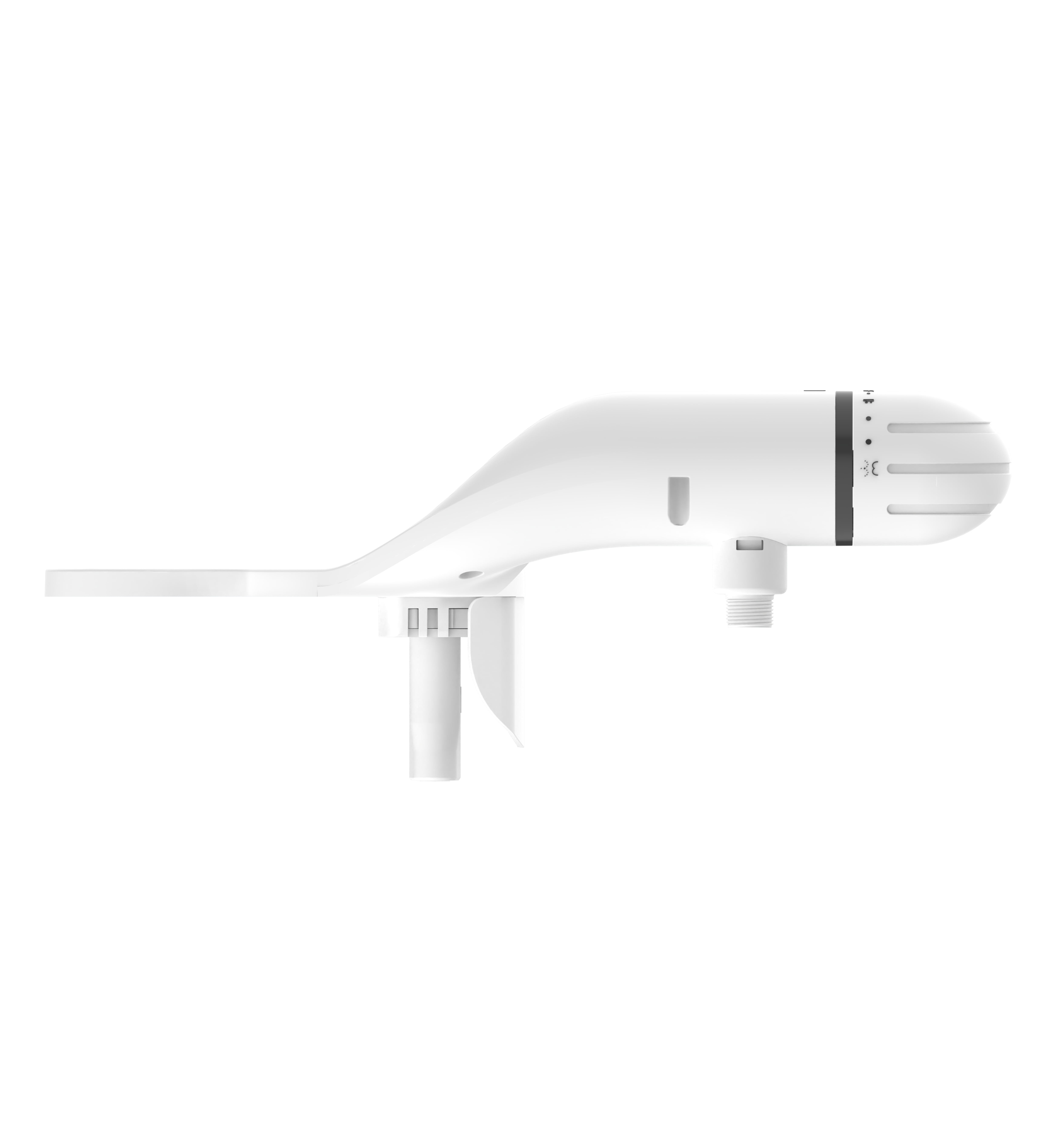 Mainstays  Dual Nozzles Bidet Attachments with Self Cleanig Daisy White, Slim Size
