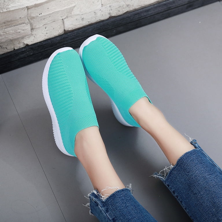 XIAQUJ Running Shoes Mesh Soles Outdoor Women Slip on  display picture 3