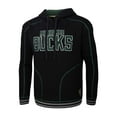 thumbnail image 2 of Men's Stadium Essentials  Black Milwaukee Bucks Baseline Pullover Hoodie, 2 of 3
