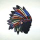 thumbnail image 5 of 10pcs/lot Sew Embroidery Patch Alien Indian Feather Headdress Earrings Clothing Decoration Accessory Applique Stranger Thing, 5 of 5