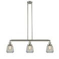 thumbnail image 6 of Innovations Lighting 213-S Chatham Chatham 3 Light 39" Wide Linear Chandelier - Nickel, 6 of 7