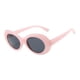 thumbnail image 2 of de sol de plástico con marco grueso, para de sol para Gris rosado Colcomx Gafas de sol, 2 of 8