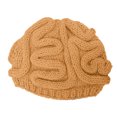 thumbnail image 1 of Gorro tejido Funny Brain - Gorro de invierno con diseño cerebral único, tamaño unisex adulto 22-23,6 pulgadas de circunferencia de cabeza, peso 140g para actividades al aire libre, 1 of 2