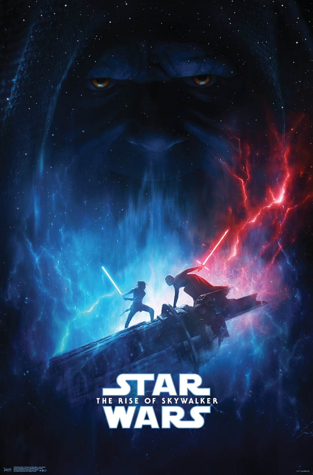 STAR WARS THE FORCE AWAKENS One-Sheet 24x36 Retail Edition MOVIE POSTER 