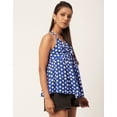 thumbnail image 2 of Moomaya Printed Cinched Waist Viscose Top, Sleeveless Tunic Top, 2 of 8