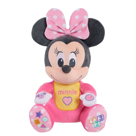 Disney Baby Musical Discovery Plush Minnie Mouse, Officially Licensed Kids Toys for Ages 06 Month, Gifts and Presents