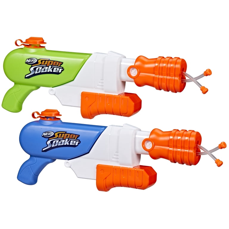 Nerf Super Soaker Hydro Frenzy Water Blaster 2 pack, 3-in-1 Nerf Super Soaker Hydro Frenzy Water Blaster 2 pack, 3-in-1