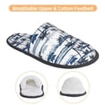 thumbnail image 3 of Balery Palm Tree Pantuflas de Casa de Felpa Silenciosas con Diseño Estampado, Zapatillas Cómodas Antideslizantes de Algodón para Interior-Medium, 3 of 8