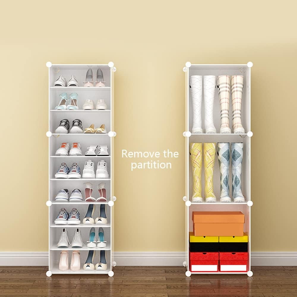 Portable Shoe Rack Organizer,72 Pair Transparent Plastic Shoe Racks,Clear Shoe Storage Organizer for Shoes Shelf Cabinet