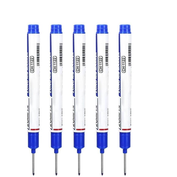 Marcador de Agujeros Profundos con Punta Larga y Tinta Permanente e Impermeable Marc para Carpinterí