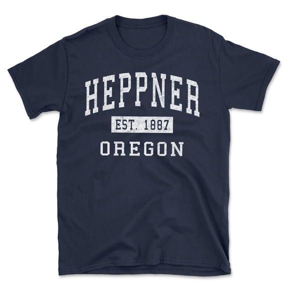 Heppner Oregon Classic Established Men's Cotton T-Shirt