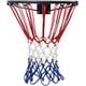 thumbnail image 1 of 2 piezas de red de aro de baloncesto de alta resistencia, marco de baloncesto, red de repuesto, accesorios de aro de baloncesto, cuerda tejida, red de pelota roja, blanca y azul adecuada, 1 of 7