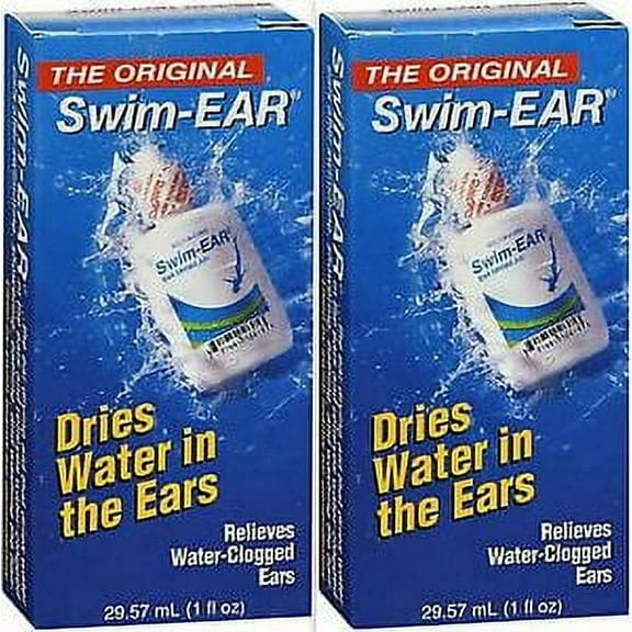 Swim Ear Swimmers Ear Soln for Water in the Ears 1oz (2 pack)