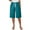 Blue, variant on Bloomae Women Casual Cotton and Linen Summer Bermuda Shorts Drawstring with Pockets Lounge Walking Athletic Lightweight Comfy Lounge Outfits Green L