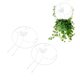 thumbnail image 5 of Soporte Para Trepar Flores, Estructura De Hierro De Alta Dureza, Soporte Redondo Ligero Para Plantas, Fácil Inserción Multifuncional Para Interiores Y Exteriores Cergrey Blanco, 5 of 8