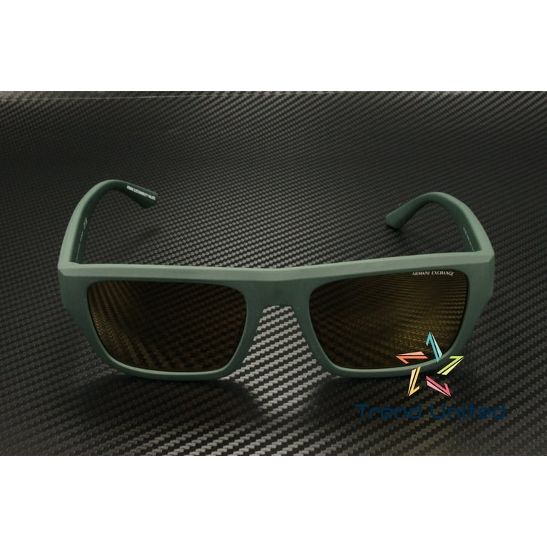 Ax armani exchange 55mm discount aviator sunglasses green lens