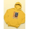 thumbnail image 3 of Eclipse Planet Techno Style Hoodie Women -Image by Shutterstock, Female Medium, 3 of 4