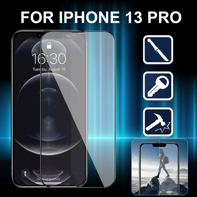 1PCS Cubierta completa 9H Cubierta templada Protector de pantalla de vidrio templado 3D para iPhone 13