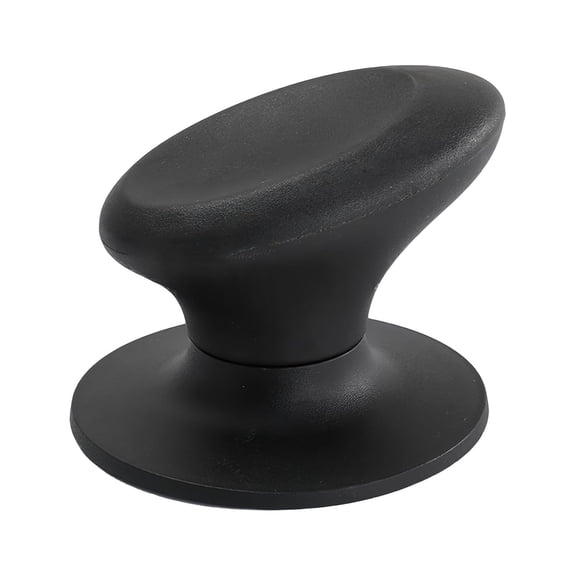 Black Pot Lid Knob, Heat-Resistant Replacement Handle for Pans/Skillets, Universal Pot Lid Knob Replacement, Universal Fit & Easy Installation, 1 Pcs, 2.56x2.05"