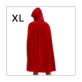 thumbnail image 2 of Disfraz de Caperucita Roja GóTica para Mujer Capa con Capucha Vestido de Fiesta de Halloween de Navidad con Capa Adulto Juego de Roles XL, 2 of 7