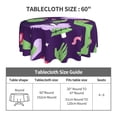 thumbnail image 5 of ZICANCN Round Table Cloths 60 Inch, Halloween Spooky Scary Celebration Eve Table Cover Waterproof Washable Outdoor Picnic Tablecloth, 5 of 8
