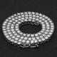 thumbnail image 3 of Collar de estilo hip hop para hombre, cadena de tenis con hileras de diamantes de imitación de aleación de 3 mm y 4 mm, collar sencillo de plata y oro que combina con todo, 3 of 5