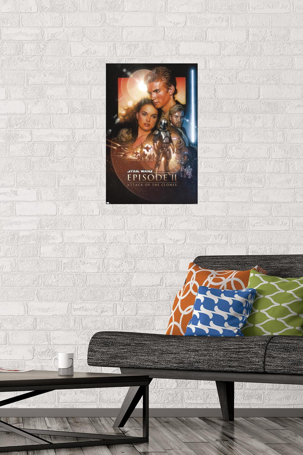 Star Wars: Attack of the Clones - One Sheet (No Billing Block) Wall Poster, 14.725" x 22.375"