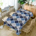thumbnail image 2 of Nanqianyi Modern Geometric Tablecloth,Waterproof Stain Resistant Rectangle Table Cover for Dining Kitchen,60x70 Inch, 2 of 6