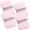 Pink, variant on 2/4 PCS Sponge Soap Saver Pouch, Reinforced Edge Design, Dual-Layer Material Resists Deformation, Easy to Lather, Reusable for Daily Skin Cleansing